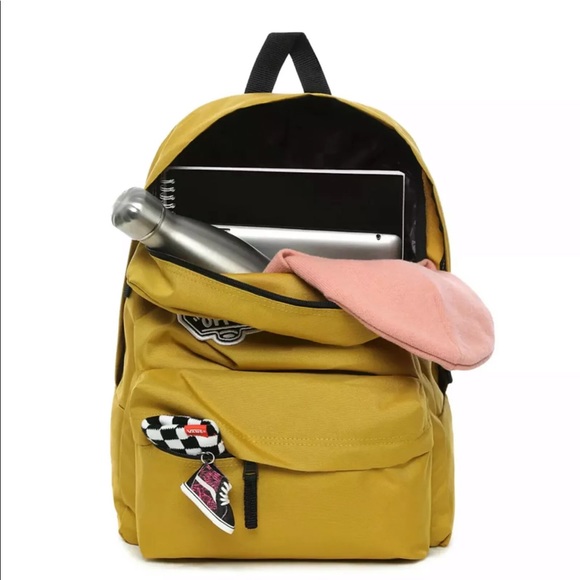 Vans yellow off the wall backpack - Picture 3 of 5